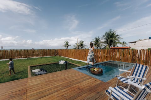 Beachfront House – Kite & Natural Pools Brazil