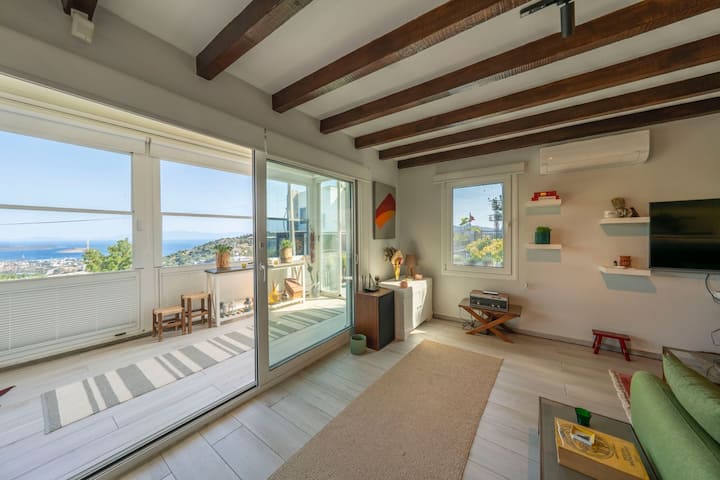 Tek Katlı Deniz Manzaralı Villa - Bodrum