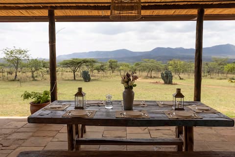 Kivuko. Private Laikipia Home on Wildlife Corridor