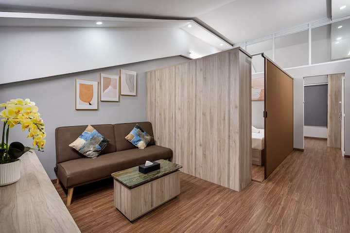 Freepickup#central Loft#king#balcony#500m Benthanh - Hô Chi Minh-Ville