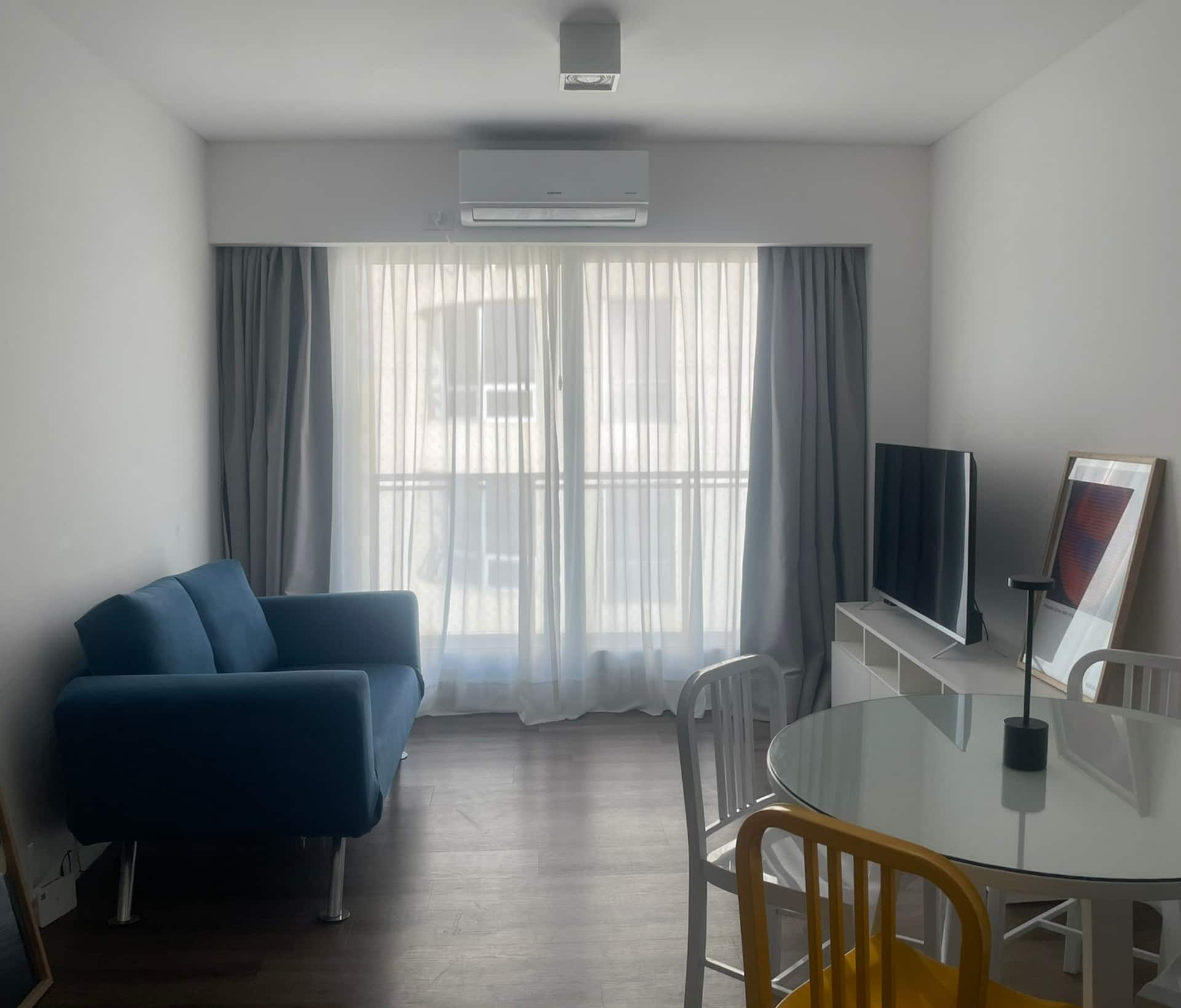 Apartamento mobiliado de 2 dormitórios em Colegiales
