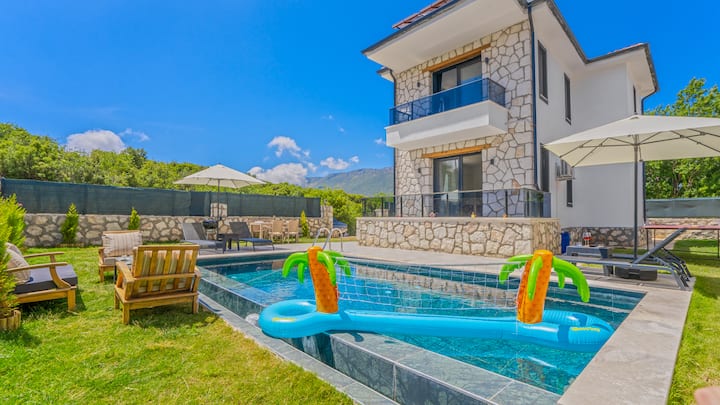 Kaş ÇUkurbağ'da öZel Havuzlu Villa Merit 1 - Kaş