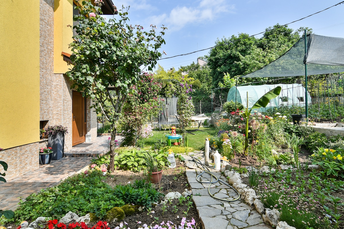 Two BR flat with garden & relax