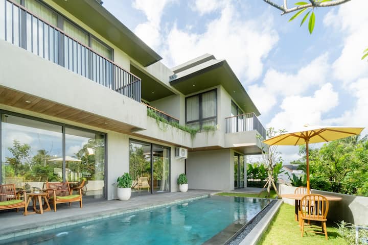 New! Spacious Private 5br Villa In Ubud Area - Bali