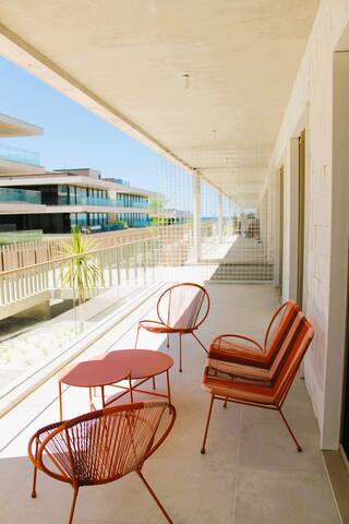 Beachside – AC | Varanda | Garagem | Nespresso