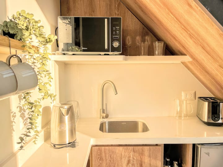 4.4 Mini Loft Con Ac, Cocina Pequeña. - Las Condes