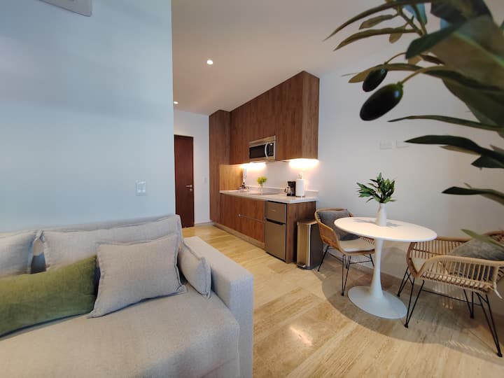 Spectacular Central Studio/pool/lundry/gym - Playa del Carmen