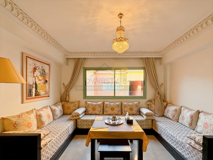 Appartement Avec Piscine à L’hivernage Babylone - Marrakesch