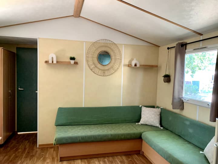 L'opale, Bungalow Climatisé Cosy - Argelès-sur-Mer