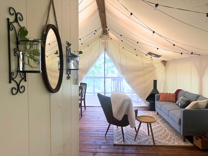 Luxury Glamping Haven (Full Bath, Kitchen, & Ac) - Norris Lake, TN