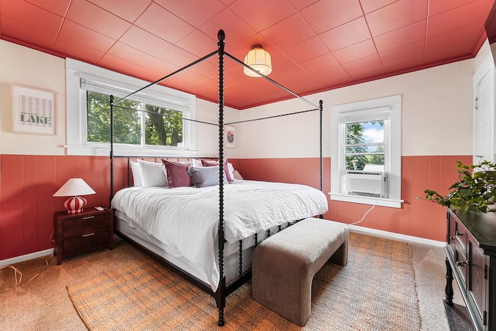 ¡Dormitorio 2 con una cama tamaño king!