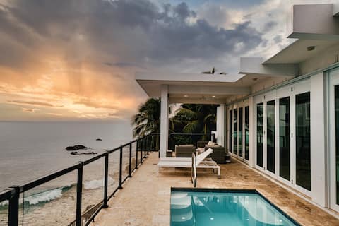 Beachside House Rincon • Pool • Epic Sunset