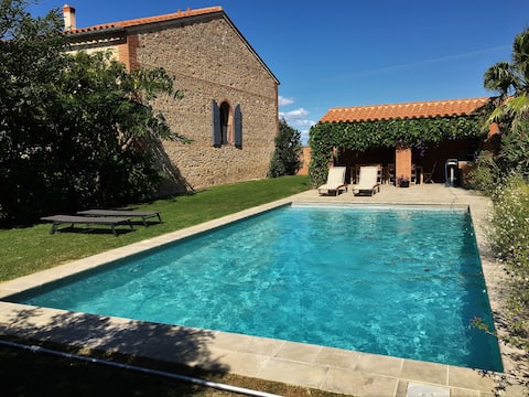 Beau Mas - Jardin & piscine -Clos des Aspres