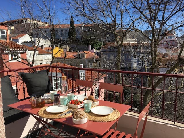 Alfama- Château -Terrasse -Vue