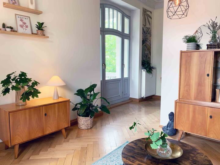 Ruhig Zentral Privatparkplatz Hist. Stuckaltbau - 德累斯頓