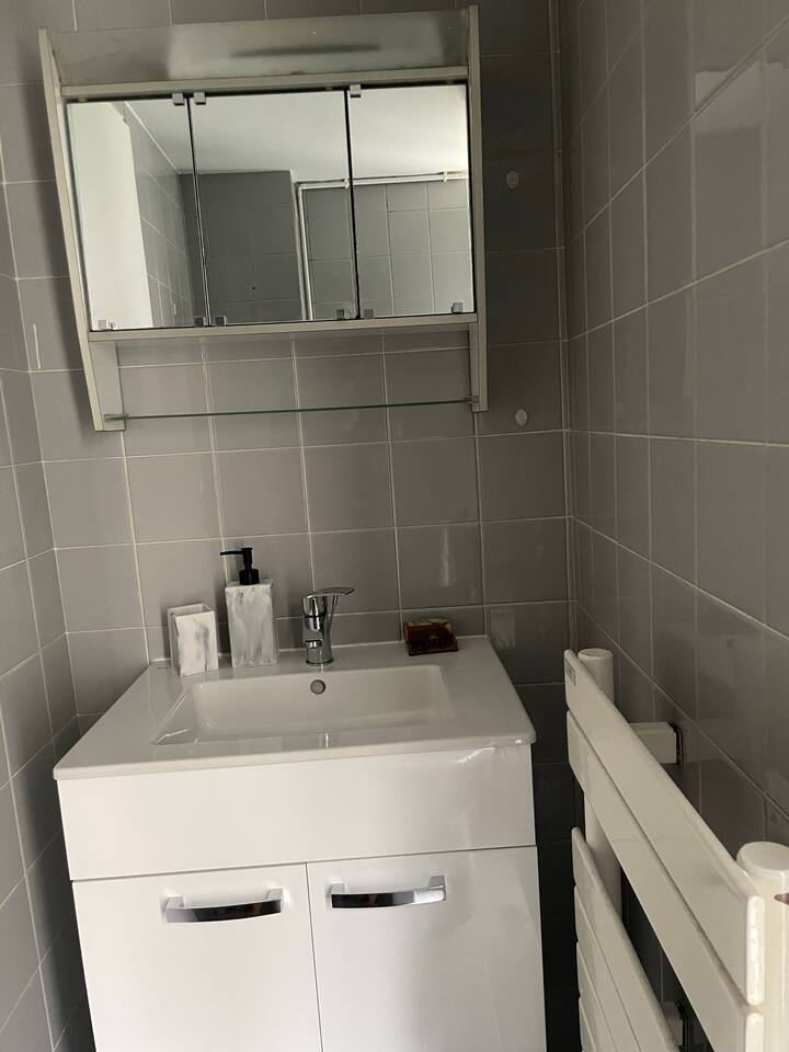 Quiet and bright room in large apartment
