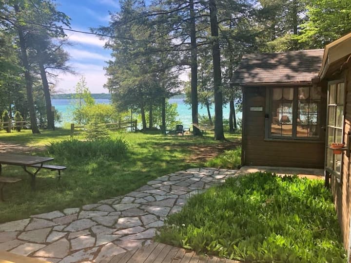 Vintage Lakefront Cottages on Torch Lake Bellaire Cottages for Rent