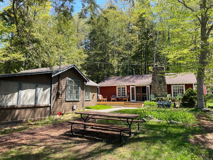 Vintage Lakefront Cottages on Torch Lake Bellaire Cottages for Rent
