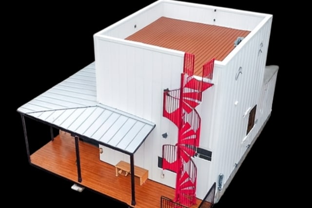 Modern Tiny Home+Rooftop | Gated