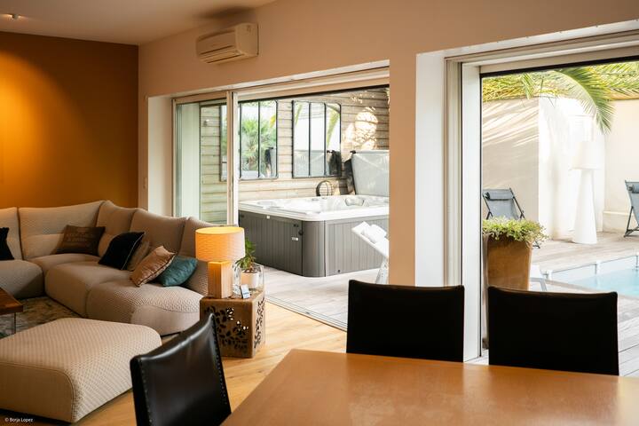 Superbe maison d’architecte(clim) Piscine, Spa Pro gallery image 2