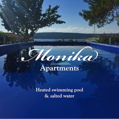 Family Apartment 2 - seaview terrace - heated pool