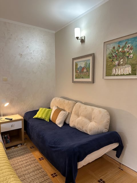 Successful Airbnb property: Cozy loft for two with parking in Budva