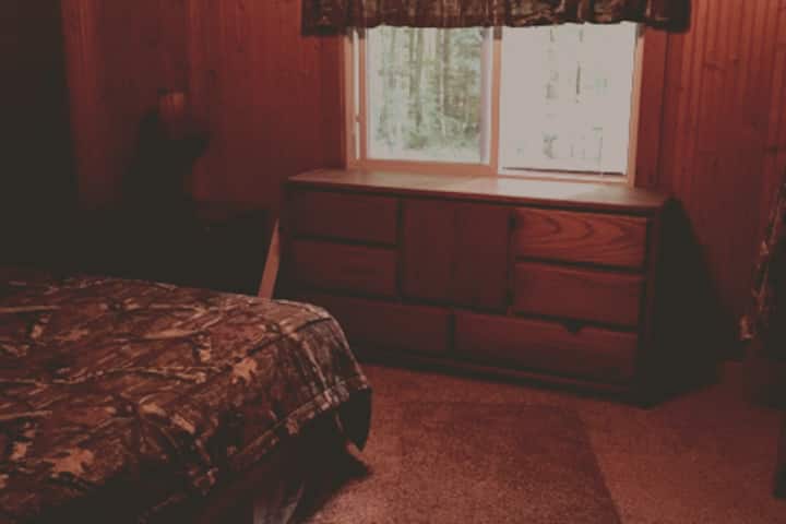 Bedroom 2. Queen bed and great outdoor view