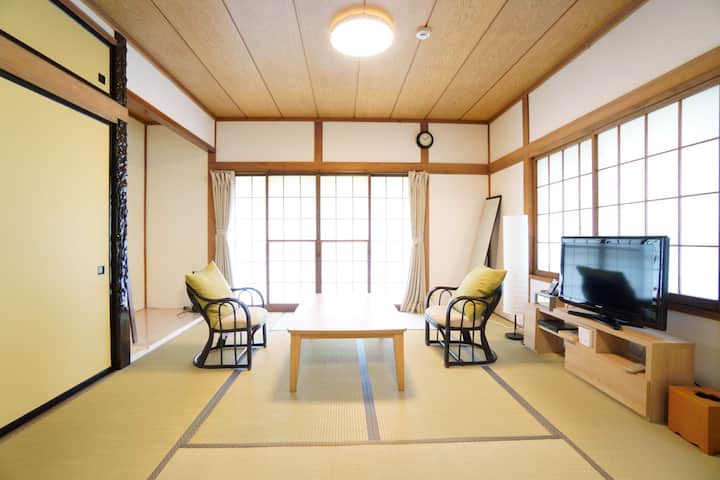 Nagano Sta, 10 minutes on foot.8 people can stay.