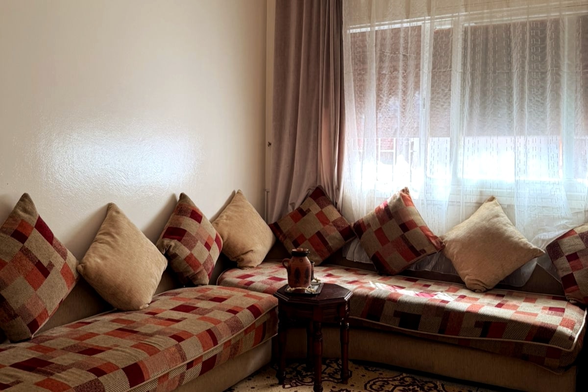Rental unit in Casablanca  2 bedrooms  1 bed  1 bath