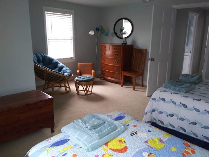 Spálňa s 2. poschodím. 