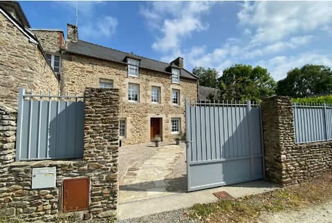 Typical house on the banks of the Rance, near Saint Malo
