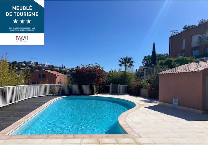T3 Hyères, Piscine & Terrasse Ensoleillées - Hyères