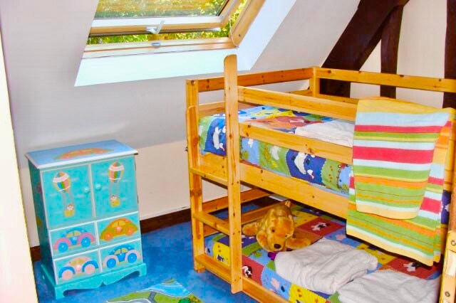 Cottage bunk bedded room
