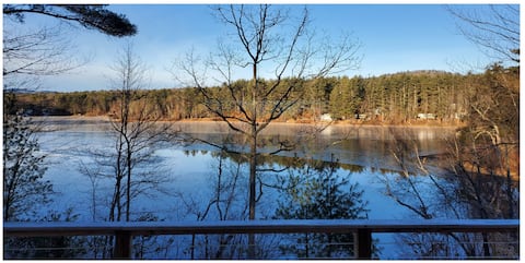 Lakefront, Beach Private,  Amazing Views, & pets!