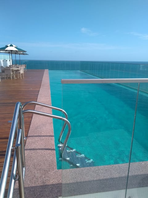 Ap. Furnished on the waterfront at Praia da Barra