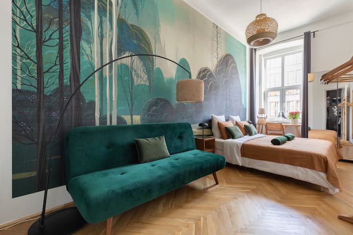 ogni camera da letto è unica e diversa e ha il suo stile, li abbiamo creati pensando ai nostri ospiti per vivere un'esperienza fantastica soggiornando nei nostri appartamenti