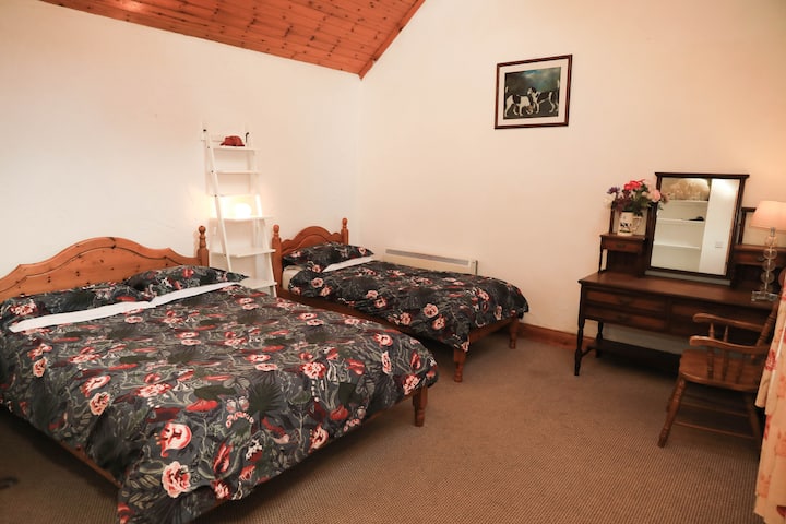 Our master bedroom (king size bed + single bed). 