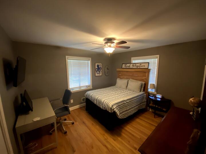 आधा स्नान के साथ पूरा बिस्तर