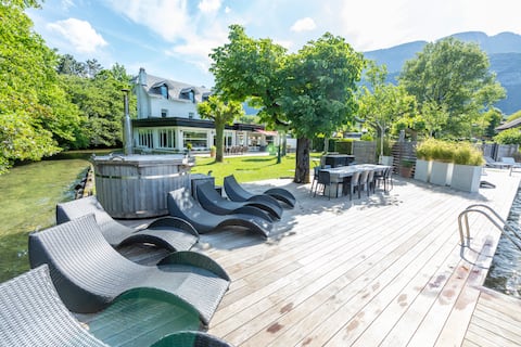 Lakehouse Waterfront Villa 5*,lake access,15p