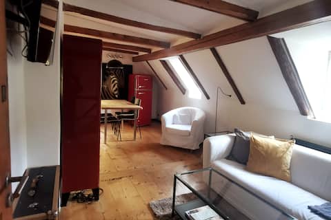 Leistungsstarkes Airbnb: Cozy & spacious 2-room attic apartment in Thalkirchen