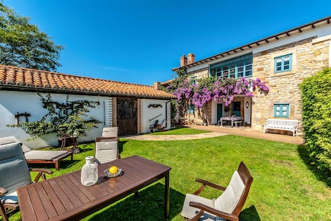 Traditional house on the Asturian coast