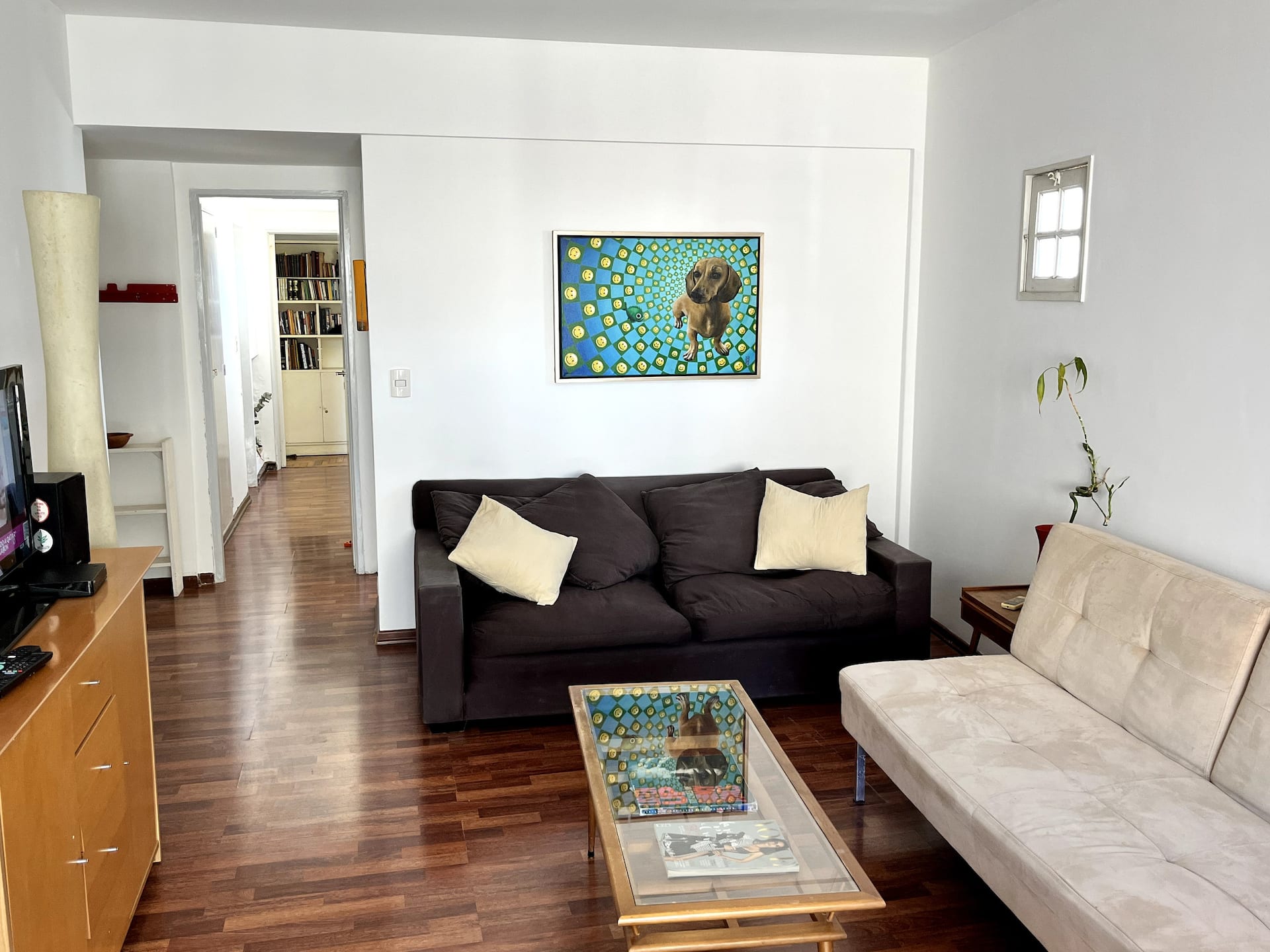 Apartamento de 1 quarto em Palermo com varanda
