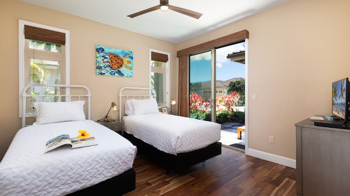 ห้องนอนที่ 3 - TwinXL 2 ห้องหรือรวมเป็น King wtih topper