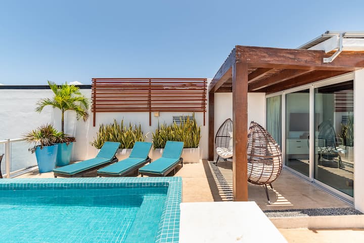 3BR Luxury Penthouse in Playa del Carmen — 3 bedroom vacation rental in Playa del Carmen