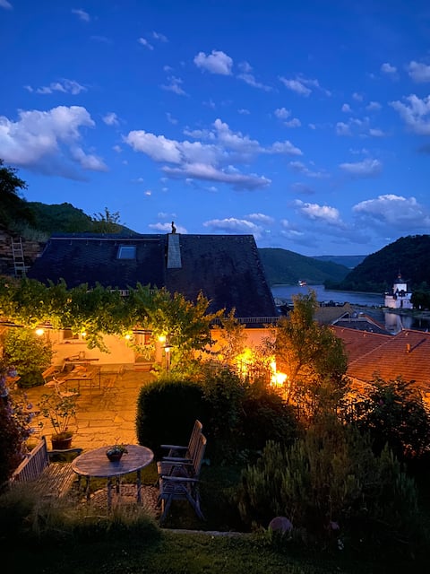 Former slate mine with gorgeous river view