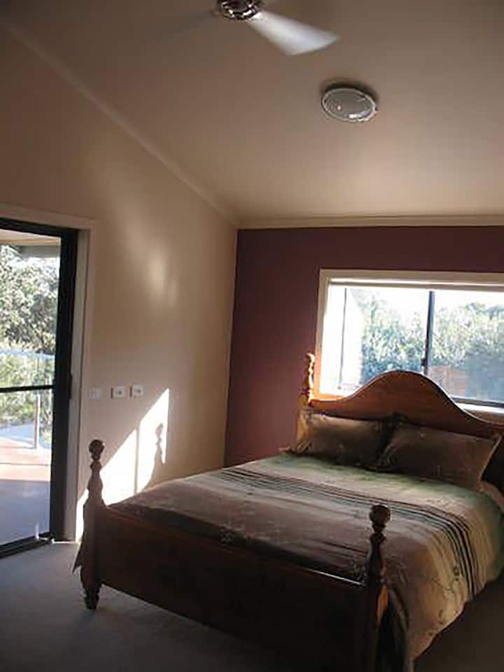 Main bedroom and balcony