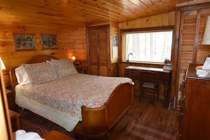 Upstairs - One of the three bedrooms