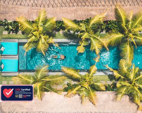 Karmagali: luxury private pool villa 7BR beachside