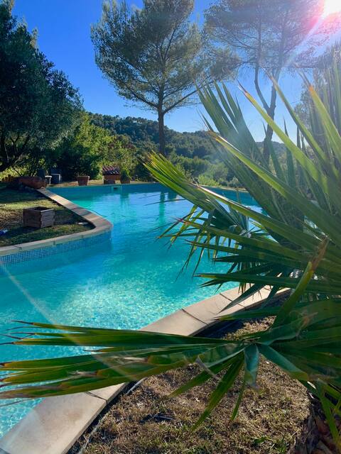 Bastide de sire marin, large pool, jacuzzi