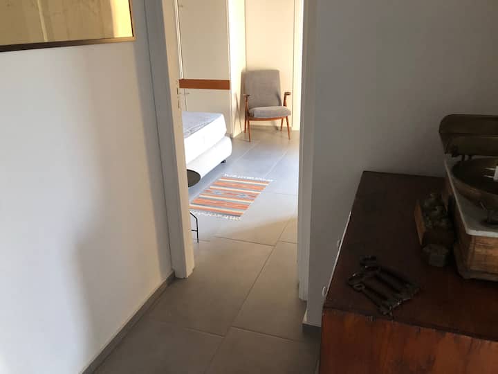 acceso a la habitación sin escaleras.